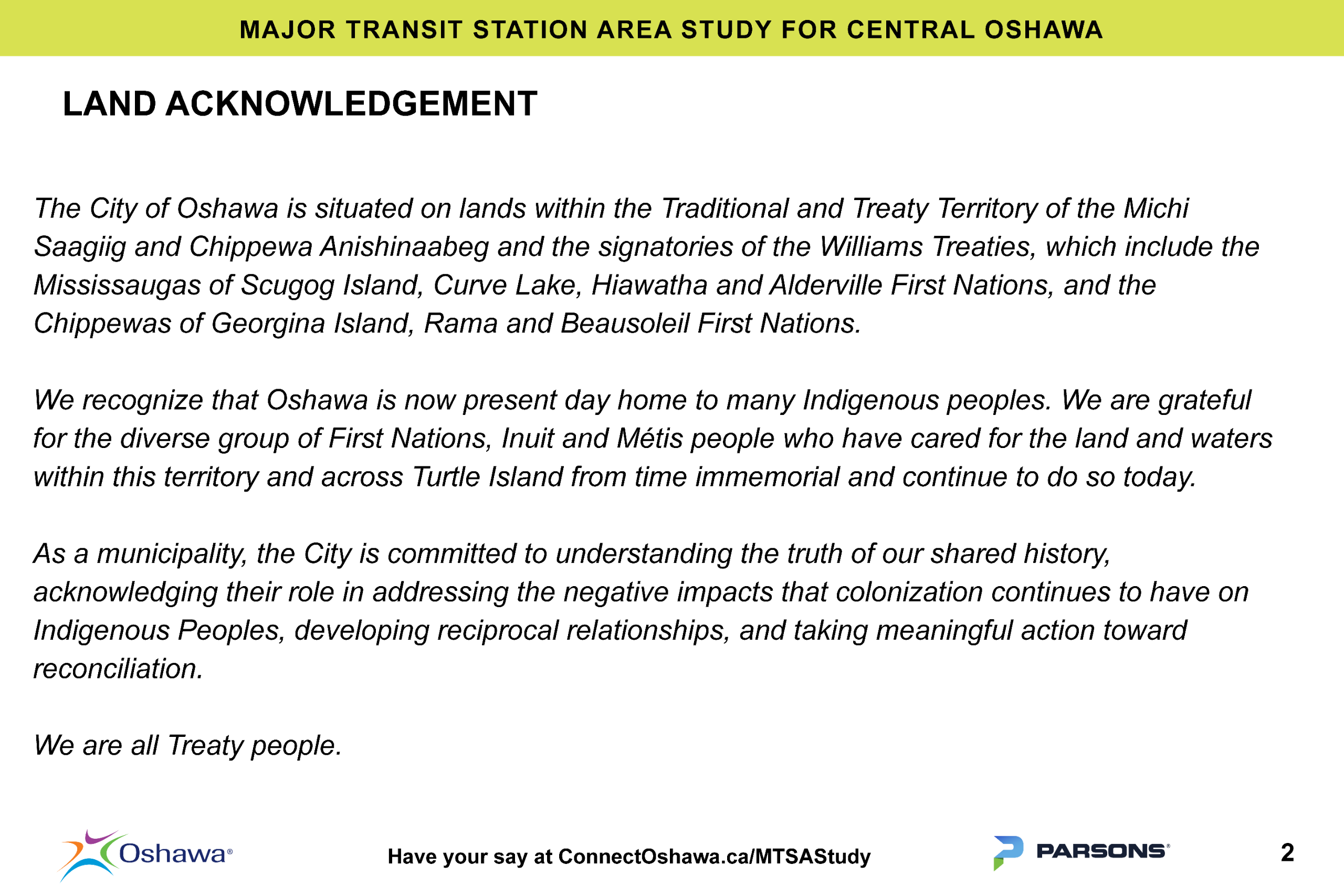 slide two of the presentation